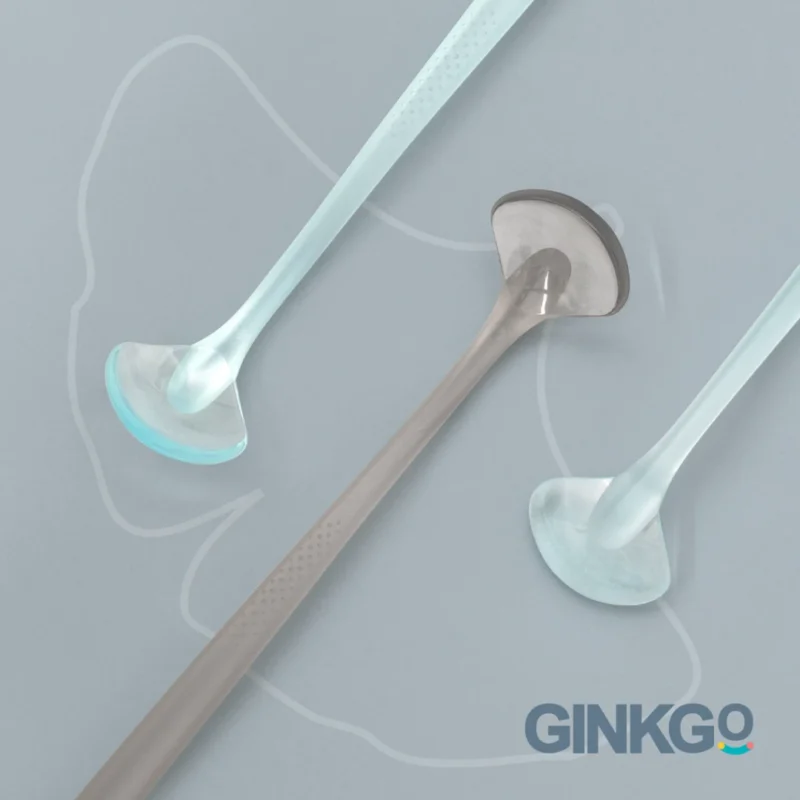 Flipper GINKGO | กิงค์โก ที่ขูดทำความสะอาดลิ้น | ช่วยทำความสะอาดแบคทีเรีย เชื้อรา คราบเศษอาหารที่เกาะอยู่บนลิ้น - Image 3