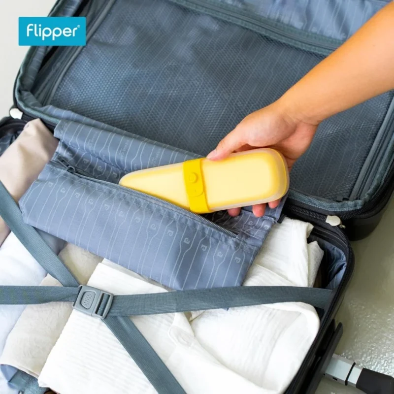 Flipper MONO | ชุดดูแลช่องปากสำหรับพกพา 4 in 1 | แปรงสีฟัน-ยาสีฟัน-ที่กวาดลิ้น-ไหมขัดฟัน - Image 3